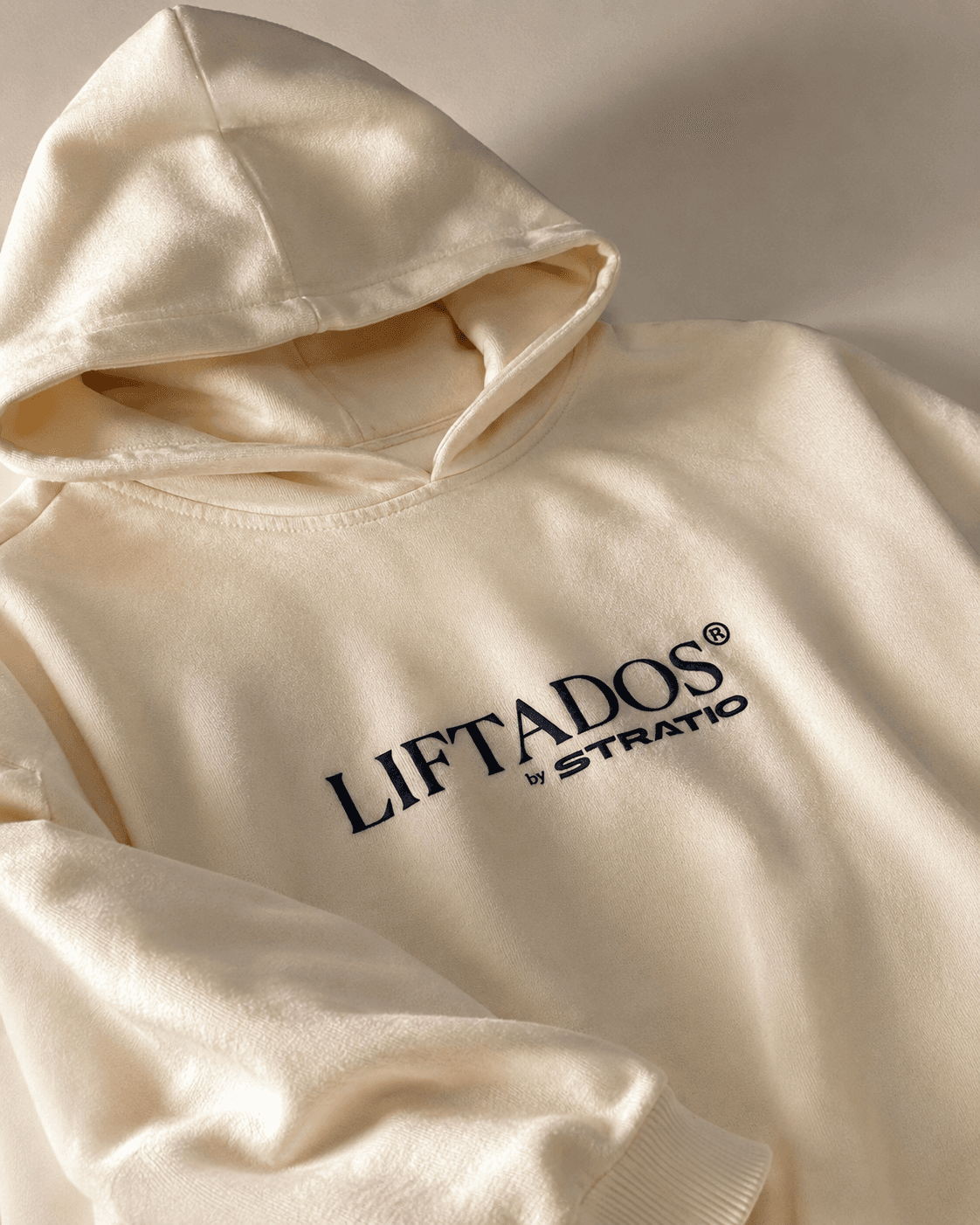 Detalle del logo — algodón 460 g/m²
