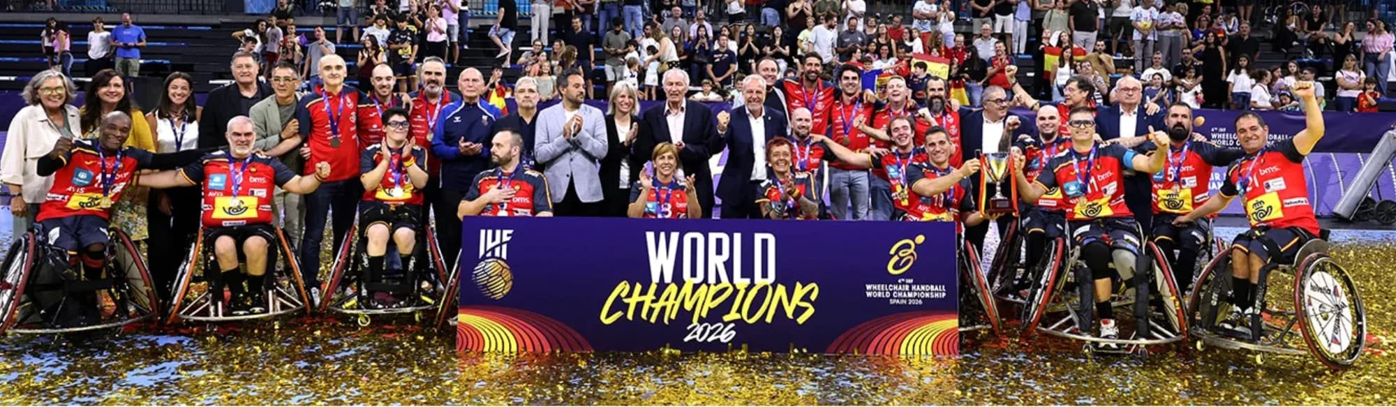 España, campeona del mundo de balonmano en silla de ruedas por primera vez en su historia