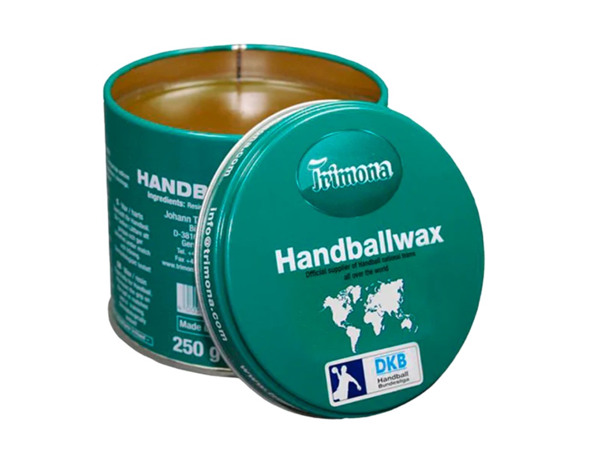 Bote de resina Trimona Handballwax — la cera de balonmano más extendida en Europa